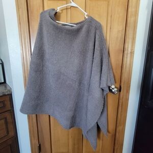 Barefoot Dreams Soft Gray Poncho